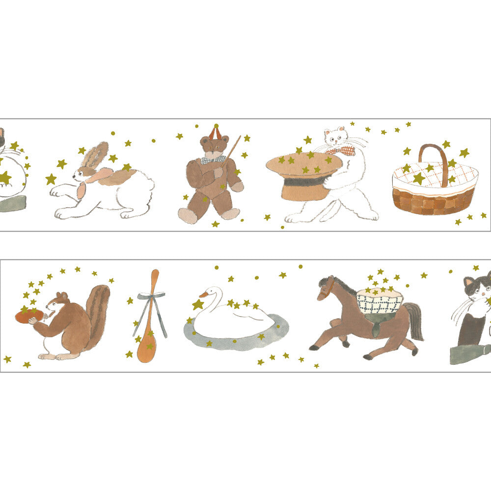 Tobimatsu Shoichiro - Stardust Collection Cats Masking Tape