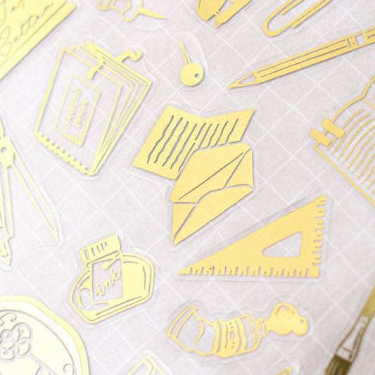 NB Co. Stickers with Foil Stamping - Stationery