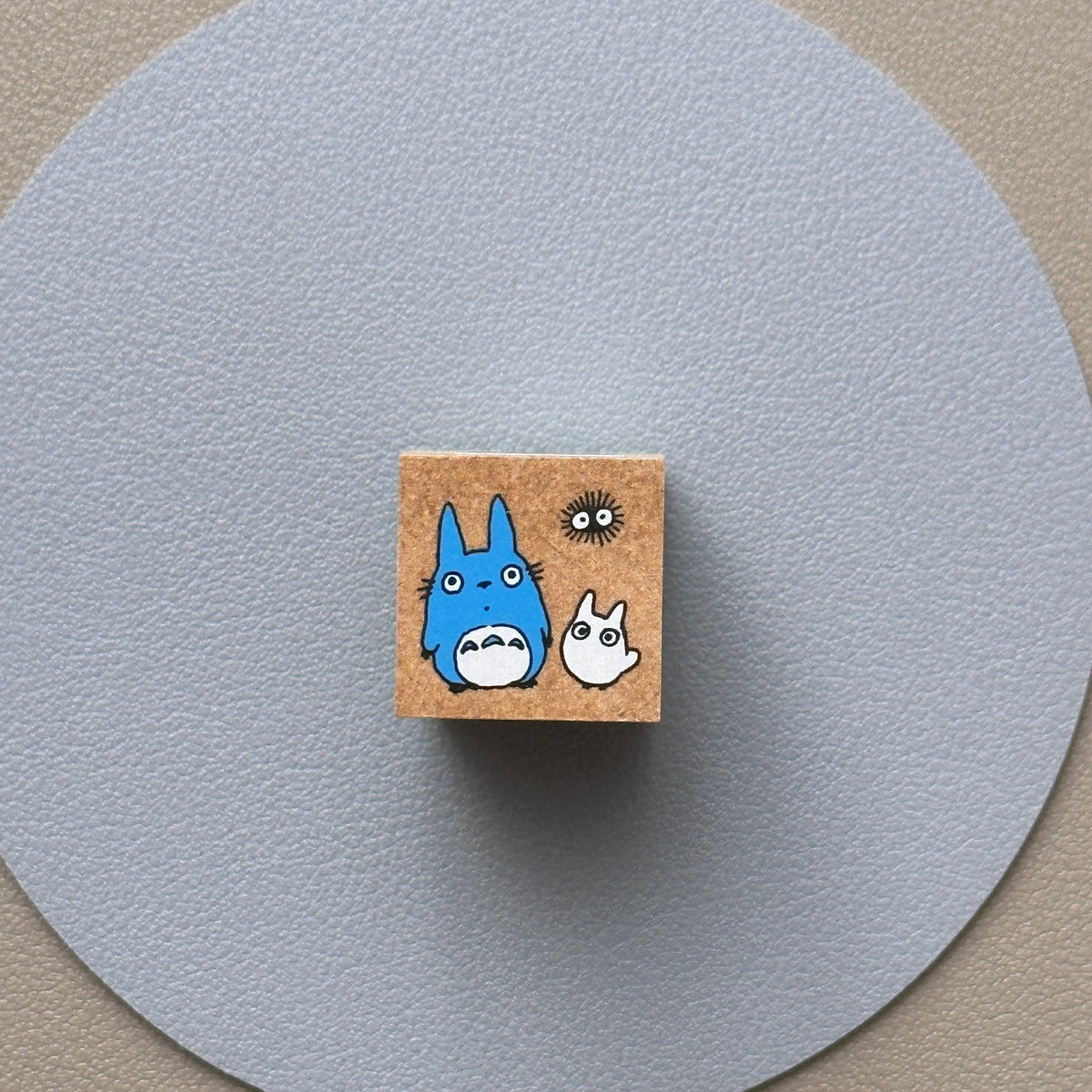 Stamp Ghibli - My Neighbor Totoro wooden stamp in small