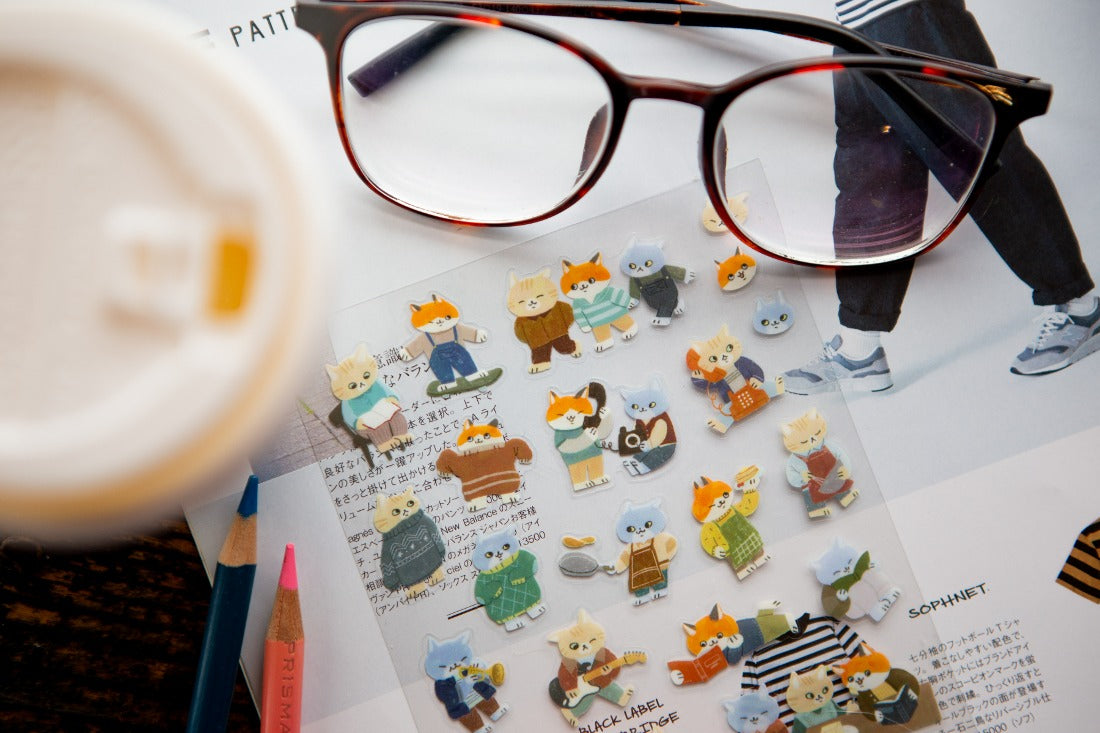 Ours Studio -Cats Gathering Sticker