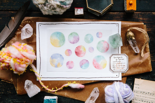 Ours Studio - Zodiacs & Bubbles Transfer Sticker
