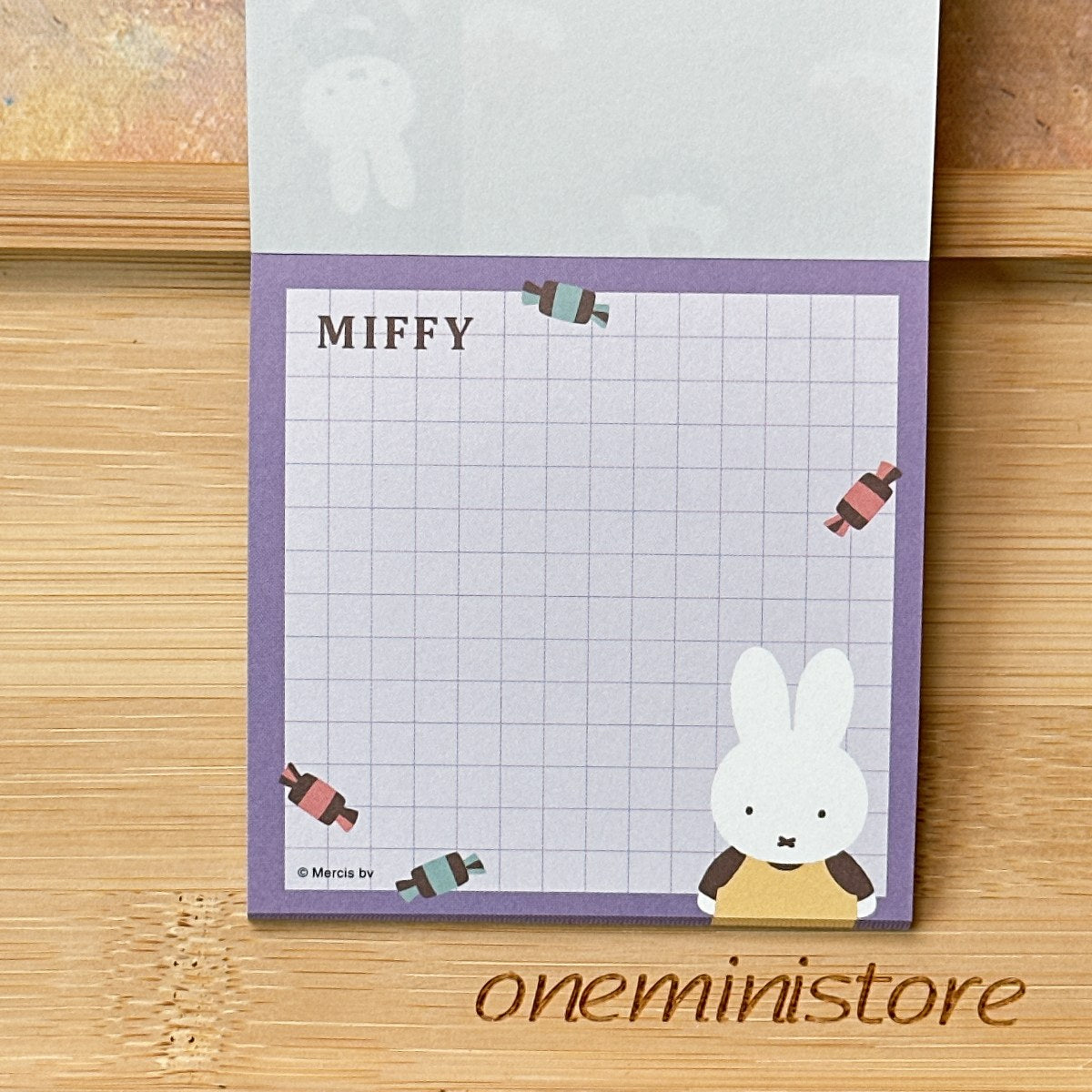 Miffy Square Memo Pad with Sticker Sheet
