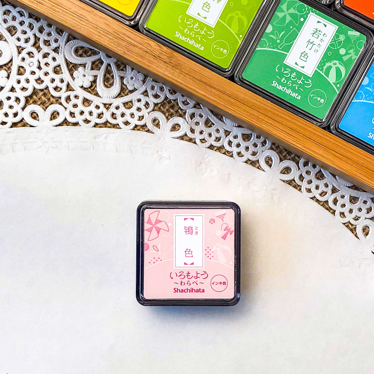 Shachihata Warabe Oil-Based Mini Size Ink Pad Collection