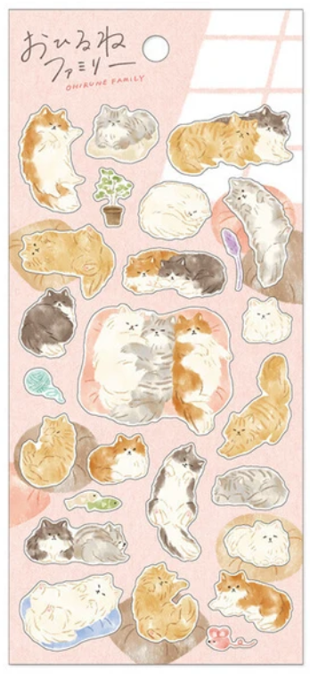 Mind Wave Nap Family Sticker Collection