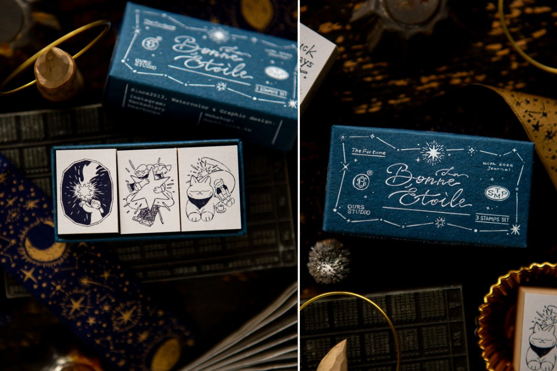 Ours Studio - "The Gift" Lucky Star Stamp Collection