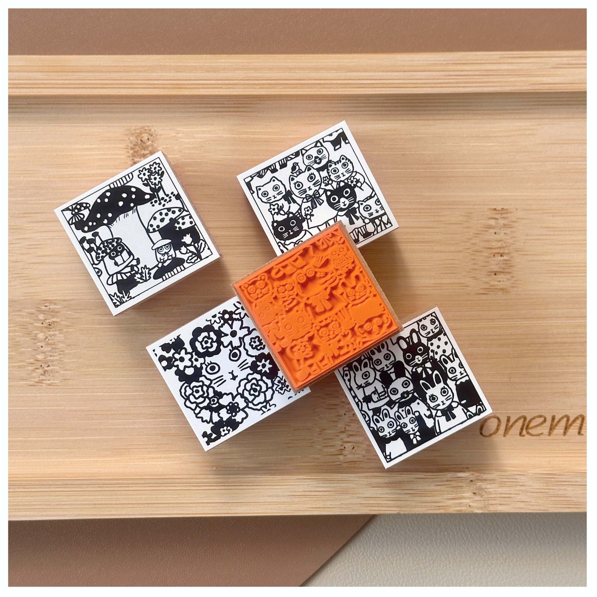 Yumi Kitagishi - wooden stamp