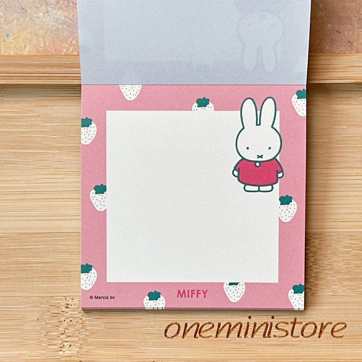 Miffy Square Memo Pad with Sticker Sheet