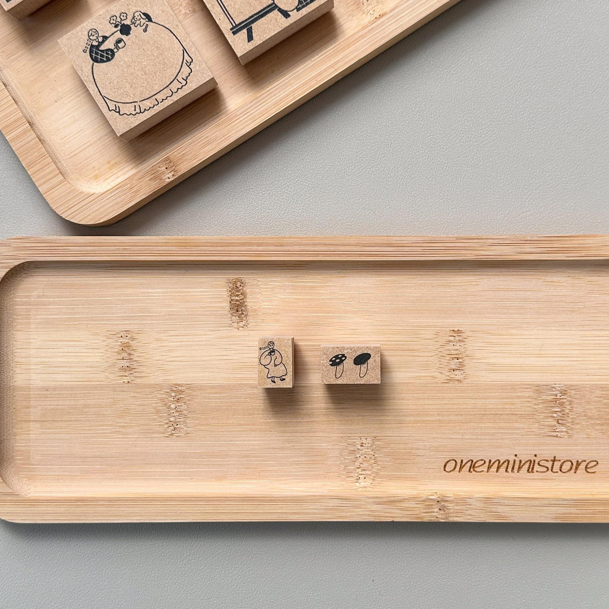 Stamp Marché Wooden Stamp Collection -Mini stamp