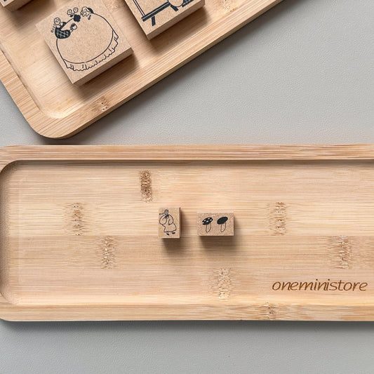 Stamp Marché Wooden Stamp Collection -Mini stamp