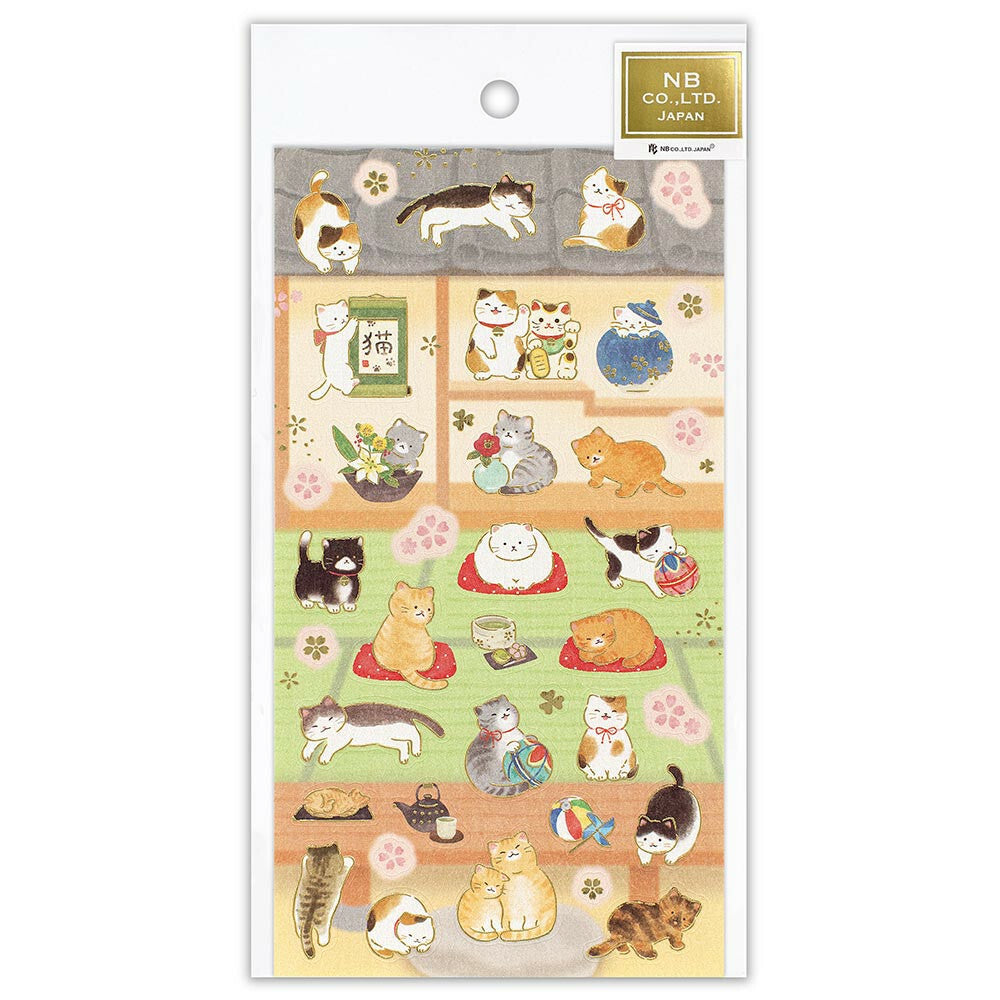 NB Japanese-style Sticker - Cat or Dog