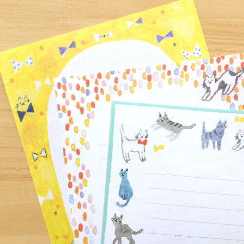 Furukawashiko Special 3-pattern Cat Letter Set