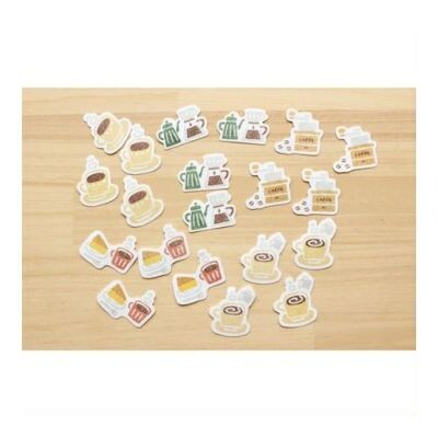 Furukawashiko Flake Stickers - Coffee