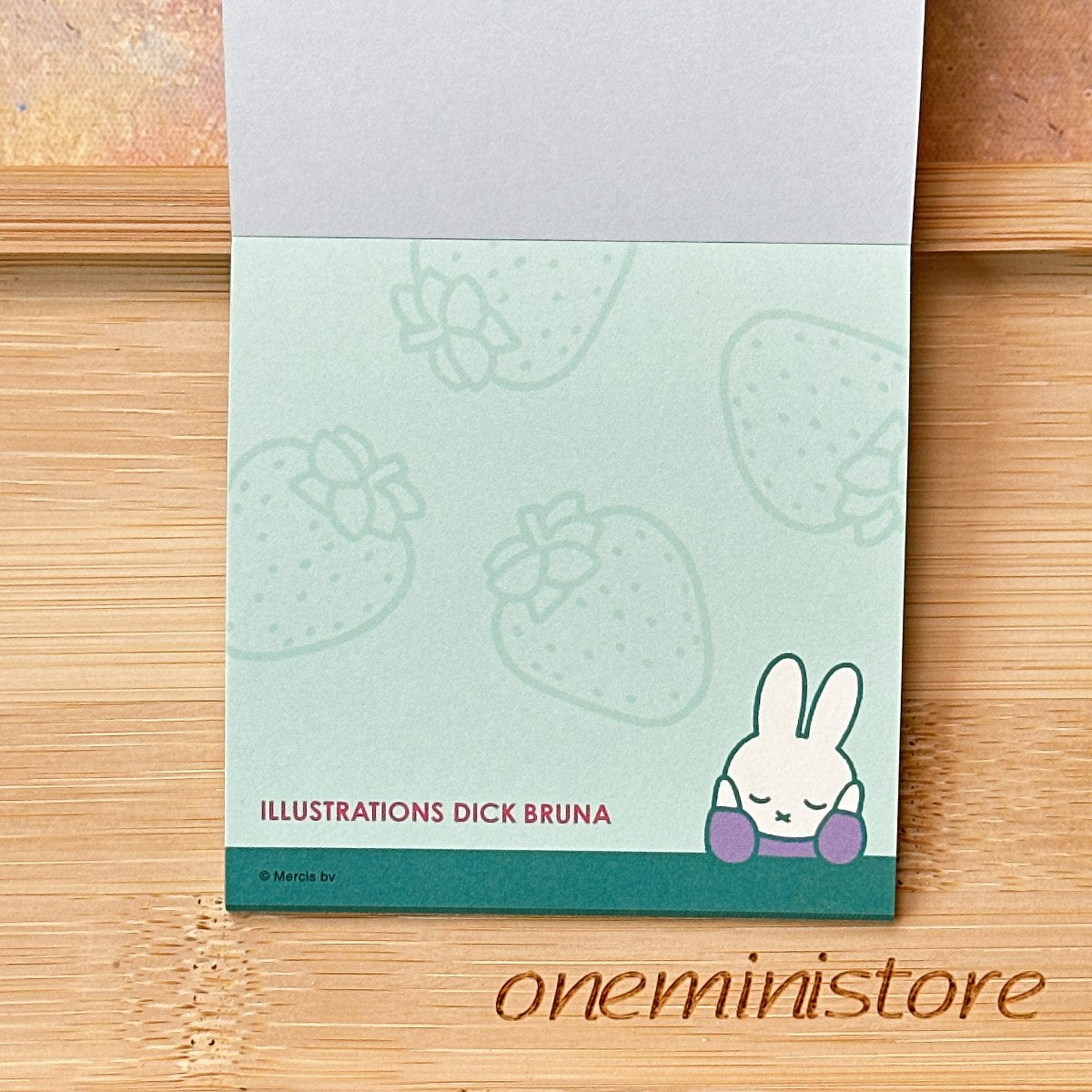 Miffy Square Memo Pad with Sticker Sheet