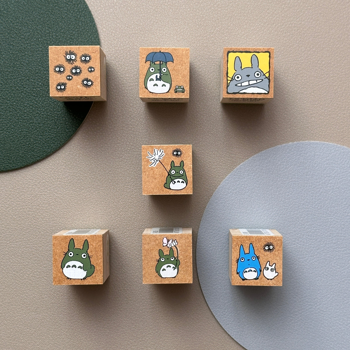Stamp Ghibli - My Neighbor Totoro wooden stamp in small