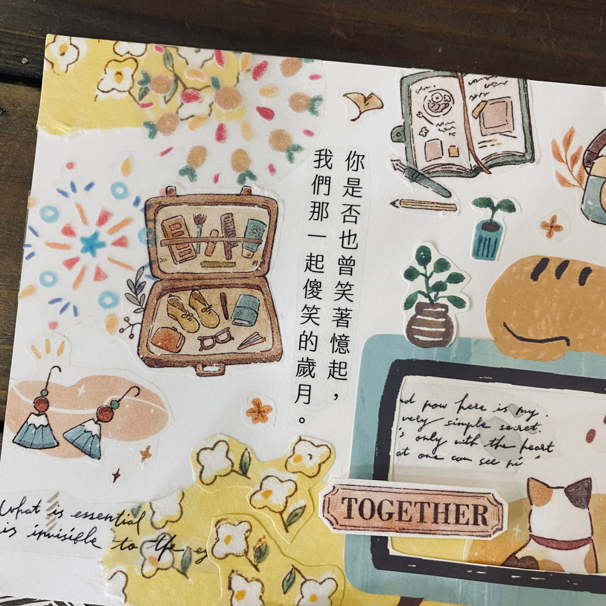 Deer Forest  x KIMU A trip with her cat Washi Tape
