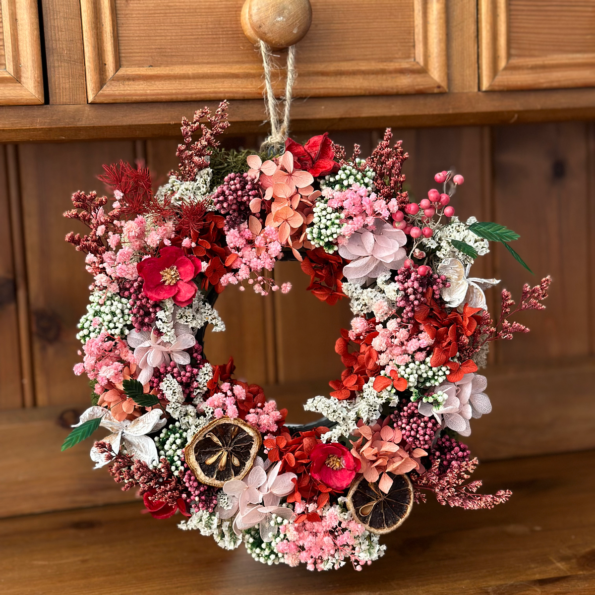 2-way Candle-ring Centrepiece/Indoor Wreath