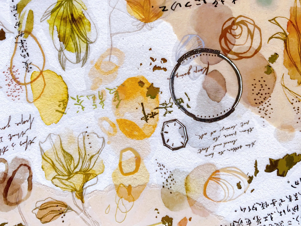 Shiwu Studio "23.5 North Latitude" Series - Oolong Tea Gold Matte PET tape