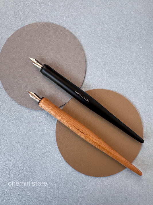 Pilot iro-utsushi wooden shaft fountain pen