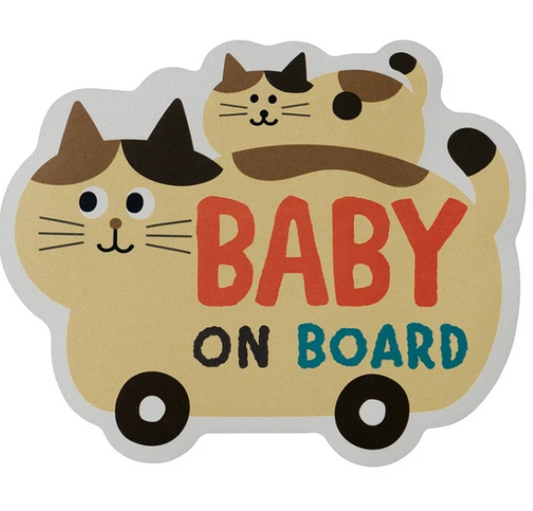 Decole Baby on Board Car Magnet