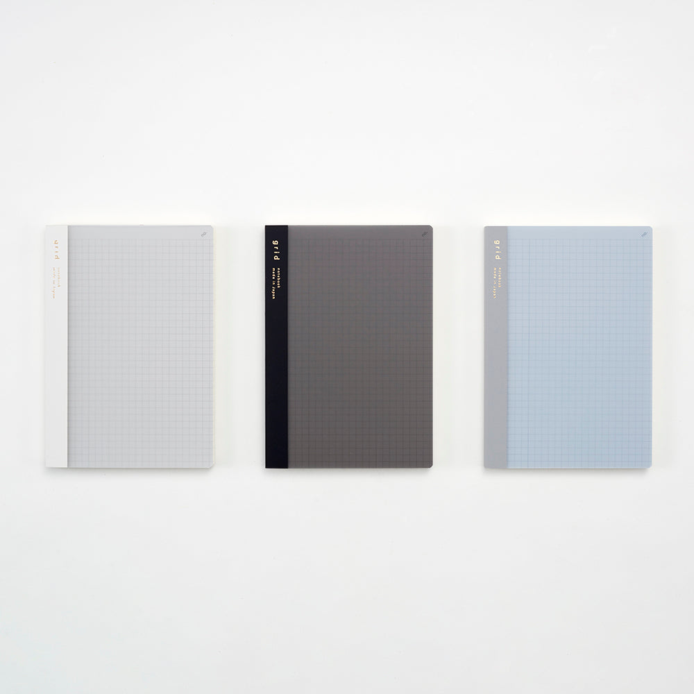 Daigo Notebook A5 Grid/Plain with scratch-resistant cover