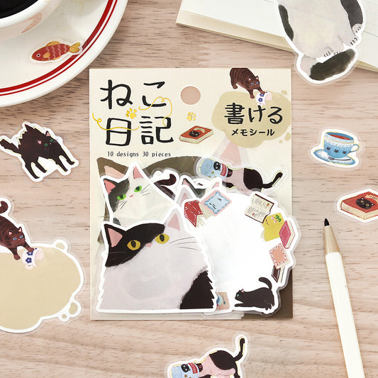 BGM Memo Stickers - Cat Diary