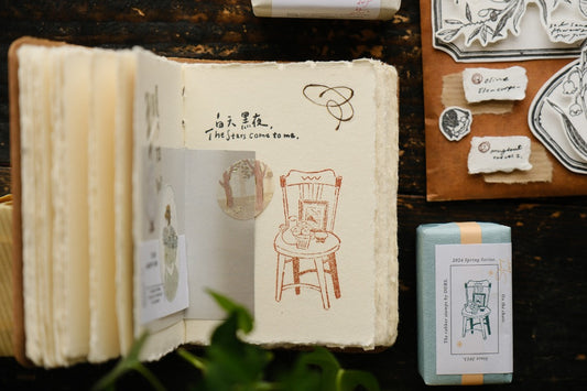 Ours Studio - On the Chair Rubber Stamp