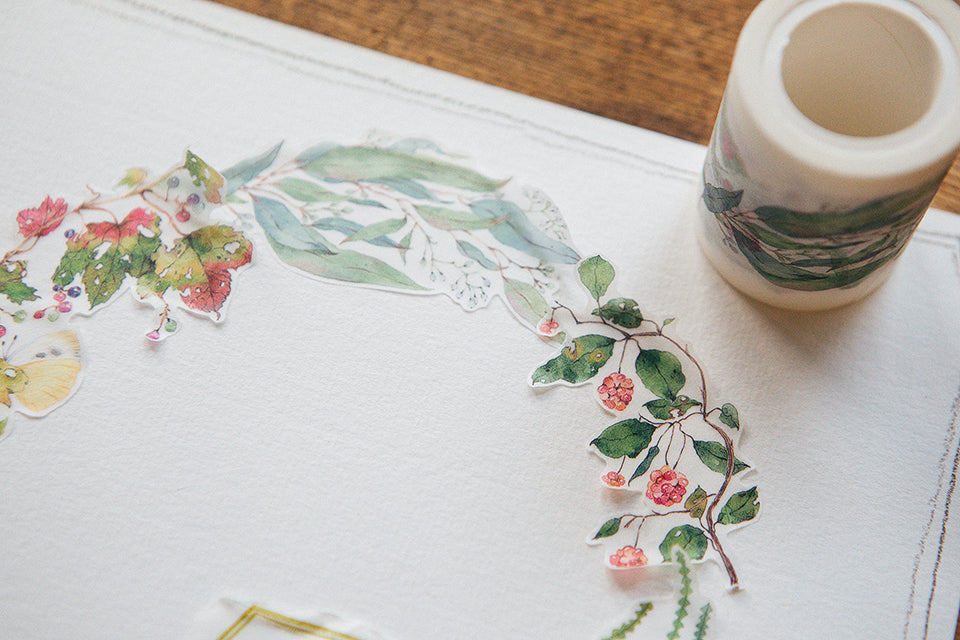 Ours Studio - Wild wreath 2 washi tape